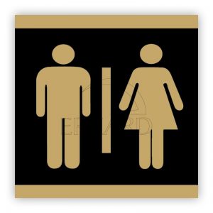 Plaque Plexiglass™ "Homme & Femme"