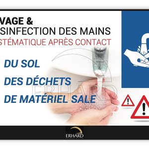 Autocollant "Lavage des mains"