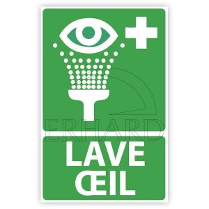 Autocollant "Lave oeil"