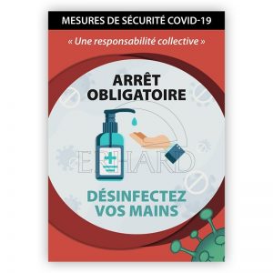 Autocollant "Mesure de sécurité"