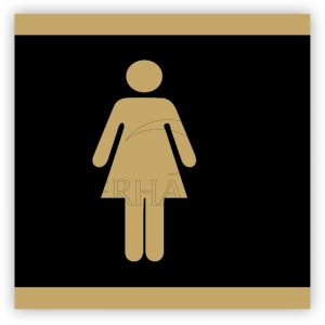 Plaque Plexiglass™ "Femme"