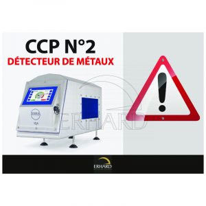 Autocollant "CCP N°2 Détecteur de métaux"