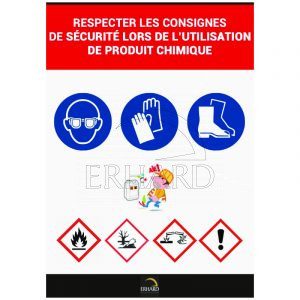 Autocollant "Respecter les consignes"