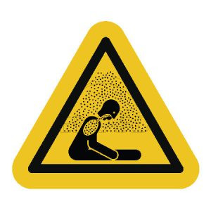 Pictogramme de danger athmosphére asphyxiante