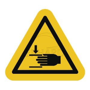 Pictogramme de danger attention à vos mains