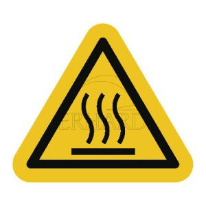Pictogramme de danger surface chaude