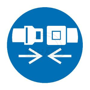 Signalétique d'obligation de port de la ceinture de sécurité