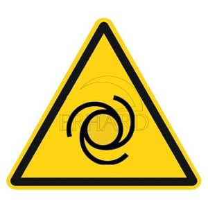 Pictogramme "Risques éléments tournant"