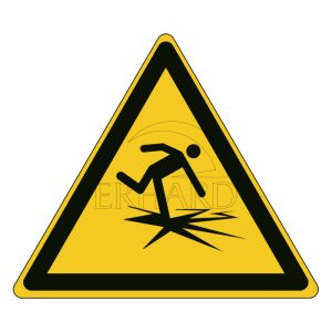 Pictogramme "Risque de chute obstacle"