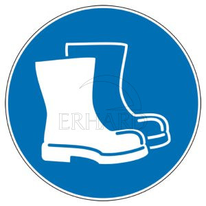 Pictogramme "Port des chaussures de sécurité obligatoire"
