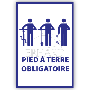 Zone piétonne obligatoire